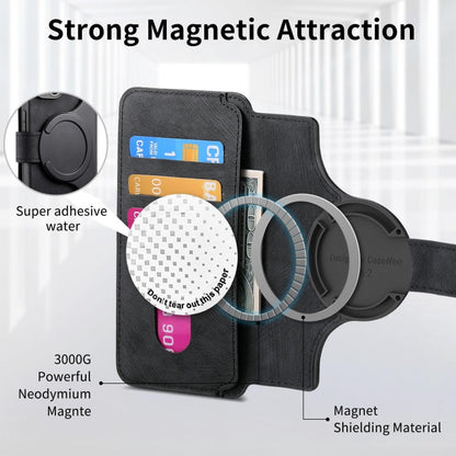 For vivo Y21s / Y32 / Y21T / Y3T CaseNeo MagSafe RFID Anti-theft Retro Leather Phone Case(Black)