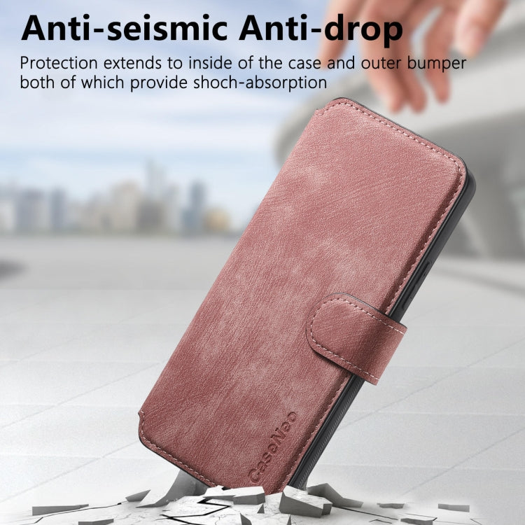 For vivo Y21s / Y32 / Y21T / Y3T CaseNeo MagSafe RFID Anti-theft Retro Leather Phone Case(Pink)