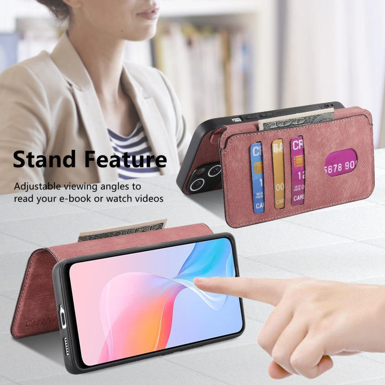 For vivo Y21s / Y32 / Y21T / Y3T CaseNeo MagSafe RFID Anti-theft Retro Leather Phone Case(Pink)