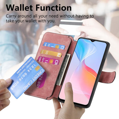 For vivo Y21s / Y32 / Y21T / Y3T CaseNeo MagSafe RFID Anti-theft Retro Leather Phone Case(Pink)