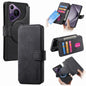 Pour Huawei Pura 70 Pro Coque Antivol RFID MagSafe Rétro en Cuir (Noir)