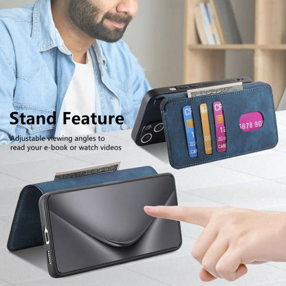 For Huawei Pura 70 Ultra CaseNeo MagSafe RFID Anti-theft Retro Leather Phone Case(Blue)