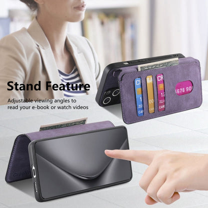 For Huawei Pura 70 Ultra CaseNeo MagSafe RFID Anti-theft Retro Leather Phone Case(Purple)