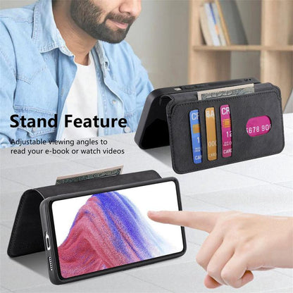 For Huawei nova 12 Pro CaseNeo MagSafe RFID Anti-theft Retro Leather Phone Case(Black)