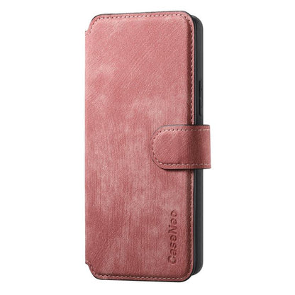 For Huawei nova 12 Pro CaseNeo MagSafe RFID Anti-theft Retro Leather Phone Case(Pink)
