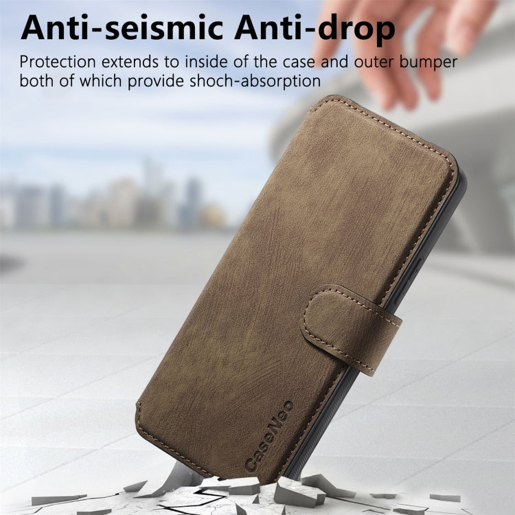 For Honor 200 CaseNeo MagSafe RFID Anti-theft Retro Leather Phone Case(Brown)