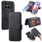 For Honor X6a CaseNeo MagSafe RFID Anti-theft Retro Leather Phone Case(Black)