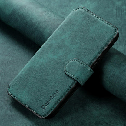 Pour Étui Honor X6a Étui de téléphone en cuir rétro avec MagSafe et protection RFID anti-vol (Vert)