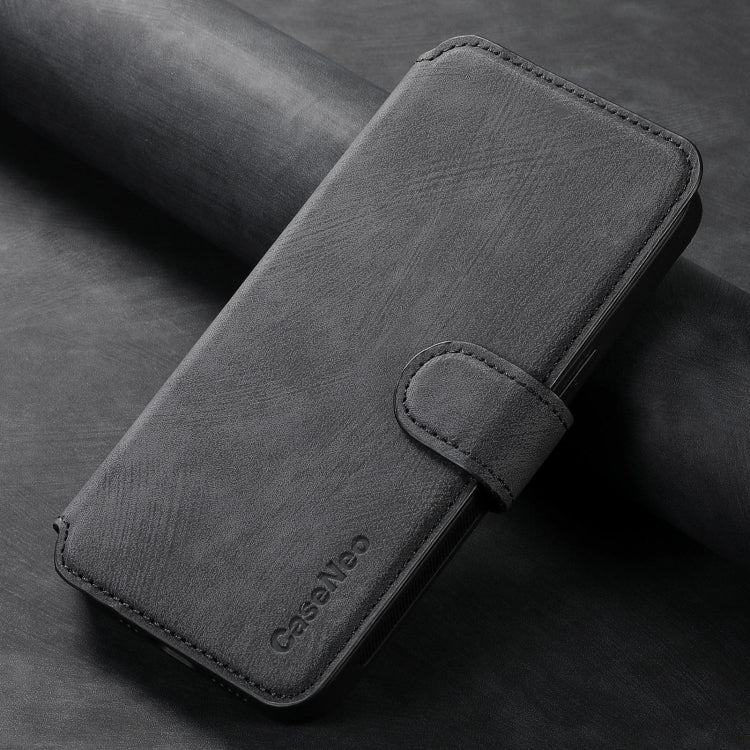 Coque For Honor X7bNeo MagSafe RFID Antivol Étui de téléphone en cuir rétro(Noir)