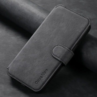 Coque Pour Honor X8a Étui en Cuir Rétro Neo MagSafe Anti-RFID Antivol (Noir)
