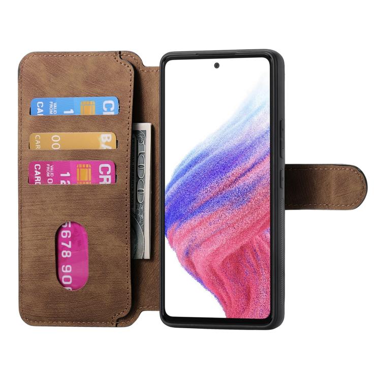 For Honor Play 30M 5G CaseNeo MagSafe RFID Anti-theft Retro Leather Phone Case(Brown)