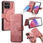 For Honor Play 30M 5G CaseNeo MagSafe RFID Anti-theft Retro Leather Phone Case(Pink)