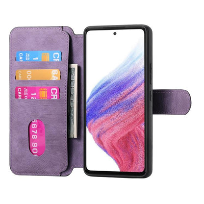 For Honor Play 30M 5G CaseNeo MagSafe RFID Anti-theft Retro Leather Phone Case(Purple)