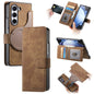For Samsung Galaxy Z Fold6 CaseNeo MagSafe RFID Anti-theft Retro Leather Phone Case(Brown)
