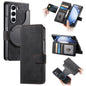 For Samsung Galaxy Z Fold5 CaseNeo MagSafe RFID Anti-theft Retro Leather Phone Case(Black)