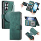 For Samsung Galaxy Z Fold5 CaseNeo MagSafe RFID Anti-theft Retro Leather Phone Case(Green)