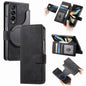 For Samsung Galaxy Z Fold3 CaseNeo MagSafe RFID Anti-theft Retro Leather Phone Case(Black)