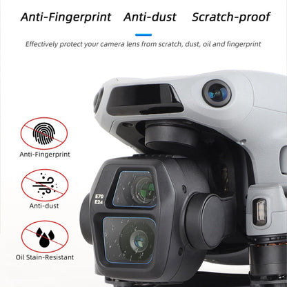 For DJI Air 3S Sunnylife Tempered Glass Film Lens Protector, Quantity:2 Sets(Transparent)
