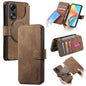 For OPPO A58 4G CaseNeo MagSafe RFID Anti-theft Retro Leather Phone Case(Brown)