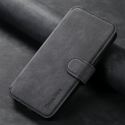 Pour la coque OPPO A78 5G, étui de téléphone en cuir rétro Neo MagSafe RFID anti-vol (Noir)