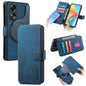 For OPPO A78 4G CaseNeo MagSafe RFID Anti-theft Retro Leather Phone Case(Blue)