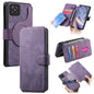 Pour étui OPPO A92sCoque de téléphone rétro en cuir anti-vol Neo MagSafe RFID (violet)