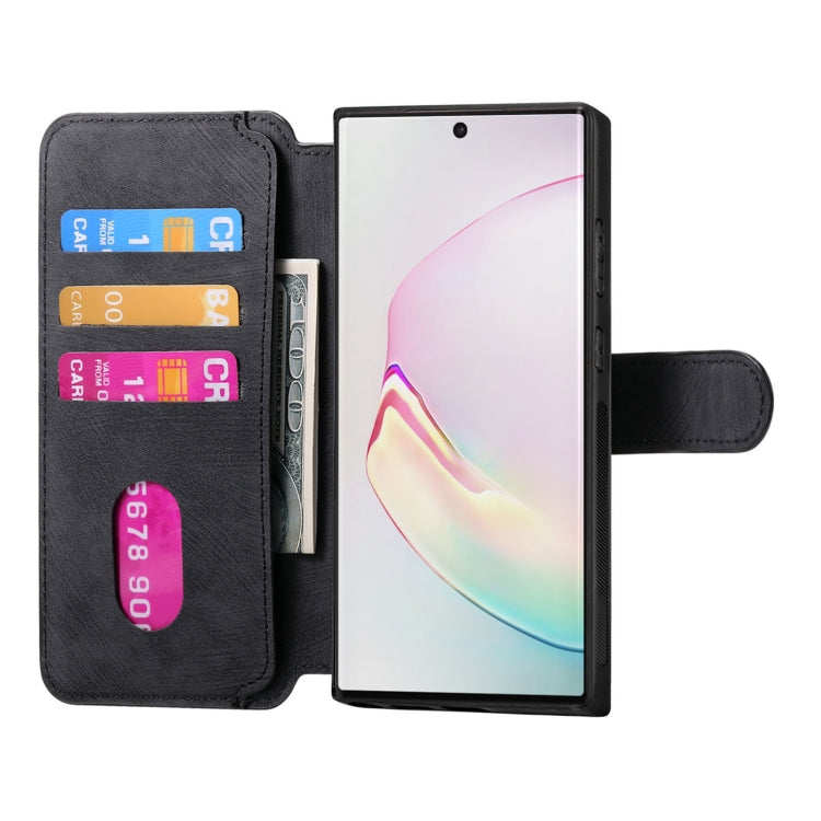 For Samsung Galaxy Note10 CaseNeo MagSafe RFID Anti-theft Retro Leather Phone Case(Black)