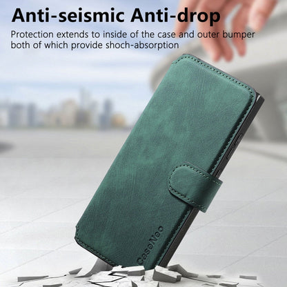 For Samsung Galaxy Note10 CaseNeo MagSafe RFID Anti-theft Retro Leather Phone Case(Green)