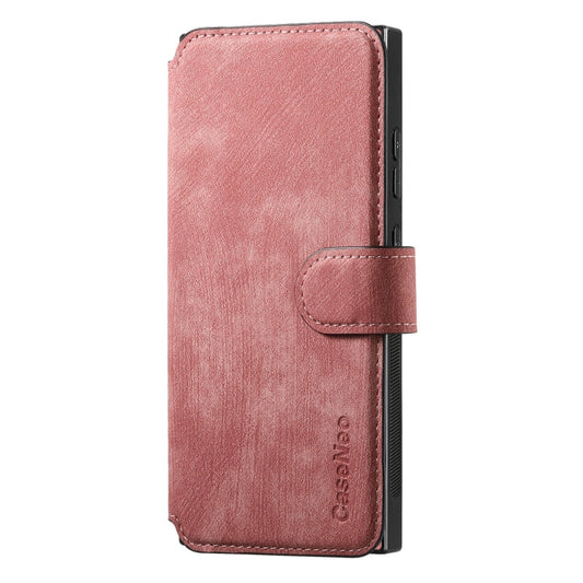 For Samsung Galaxy Note10 CaseNeo MagSafe RFID Anti-theft Retro Leather Phone Case(Pink)