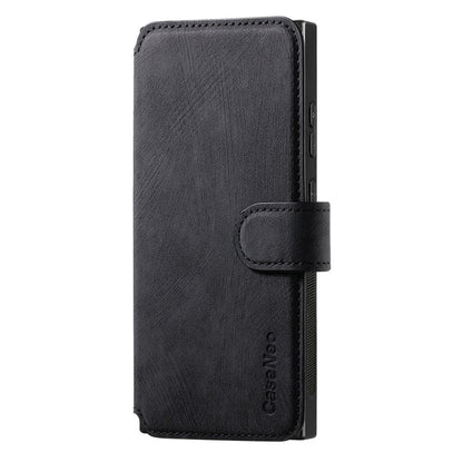 Pour Samsung Galaxy Note10+ ÉtuiCoque de téléphone rétro en cuir anti-vol MagSafe RFID (noir)