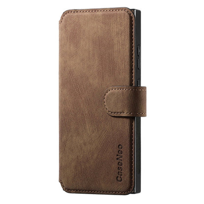 For Samsung Galaxy Note10+ CaseNeo MagSafe RFID Anti-theft Retro Leather Phone Case(Brown)