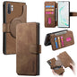 For Samsung Galaxy Note10+ CaseNeo MagSafe RFID Anti-theft Retro Leather Phone Case(Brown)