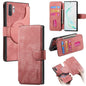 For Samsung Galaxy Note10+ CaseNeo MagSafe RFID Anti-theft Retro Leather Phone Case(Pink)