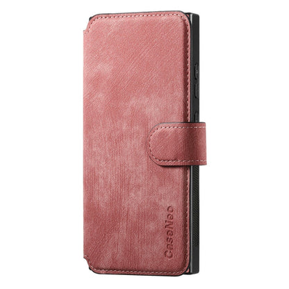 For Samsung Galaxy Note10+ CaseNeo MagSafe RFID Anti-theft Retro Leather Phone Case(Pink)