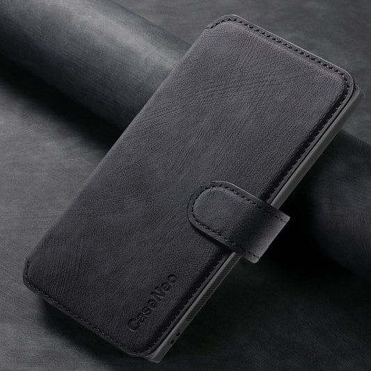 For Samsung Galaxy Note20 CaseNeo MagSafe RFID Anti-theft Retro Leather Phone Case(Black)