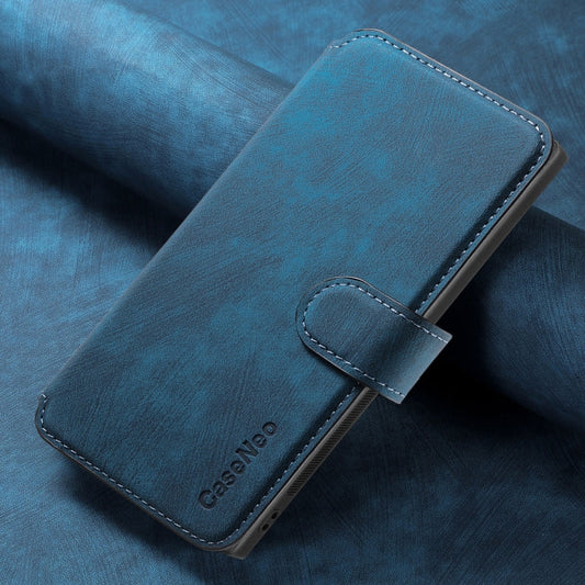 For Samsung Galaxy Note20 CaseNeo MagSafe RFID Anti-theft Retro Leather Phone Case(Blue)