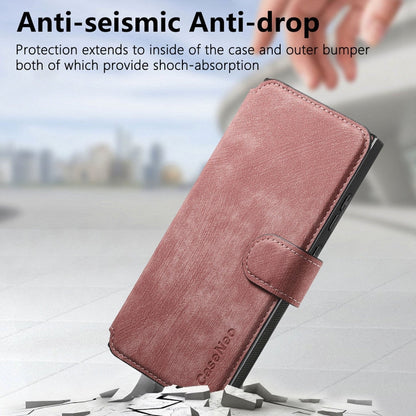 For Samsung Galaxy Note20 CaseNeo MagSafe RFID Anti-theft Retro Leather Phone Case(Pink)