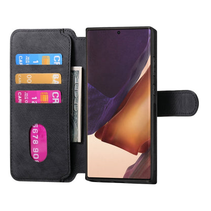 For Samsung Galaxy Note20 Ultra CaseNeo MagSafe RFID Anti-theft Retro Leather Phone Case(Black)