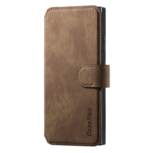 For Samsung Galaxy Note20 Ultra CaseNeo MagSafe RFID Anti-theft Retro Leather Phone Case(Brown)