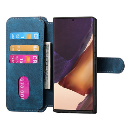 For Samsung Galaxy Note20 Ultra CaseNeo MagSafe RFID Anti-theft Retro Leather Phone Case(Blue)