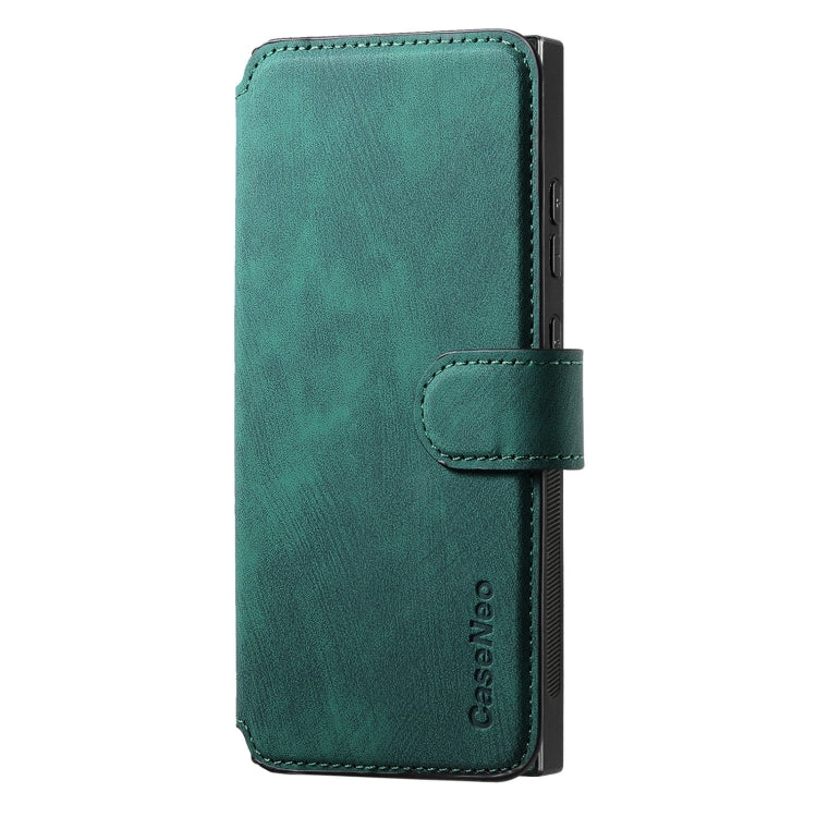 For Samsung Galaxy Note20 Ultra CaseNeo MagSafe RFID Anti-theft Retro Leather Phone Case(Green)