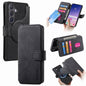 For Galaxy S24 FE 5G CaseNeo MagSafe RFID Anti-theft Retro Leather Phone Case(Black)