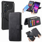 For Galaxy S24 Ultra 5G CaseNeo MagSafe RFID Anti-theft Retro Leather Phone Case(Black)