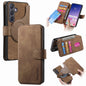 For Galaxy S24+ 5G CaseNeo MagSafe RFID Anti-theft Retro Leather Phone Case(Brown)