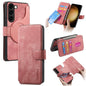 Pour Samsung Galaxy S23 5G Étui en cuir rétro anti-vol Neo MagSafe RFID (rose)