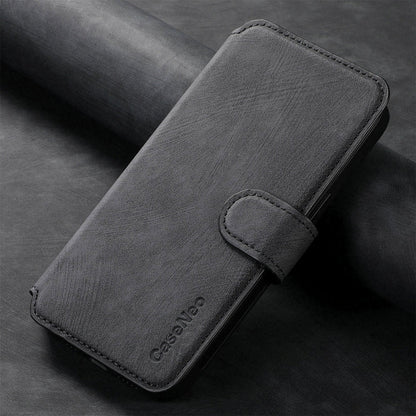 For Galaxy S22+ 5G CaseNeo MagSafe RFID Anti-theft Retro Leather Phone Case(Black)
