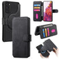 Pour l'étui Samsung Galaxy S20 FE, étui de téléphone en cuir rétro avec protection RFID et MagSafe (noir)