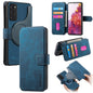 For Galaxy S20 FE CaseNeo MagSafe RFID Anti-theft Retro Leather Phone Case(Blue)