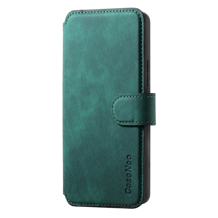 For Galaxy S20 FE CaseNeo MagSafe RFID Anti-theft Retro Leather Phone Case(Green)