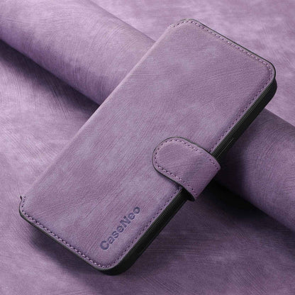 For Redmi Note 13 4G CaseNeo MagSafe RFID Anti-theft Retro Leather Phone Case(Purple)